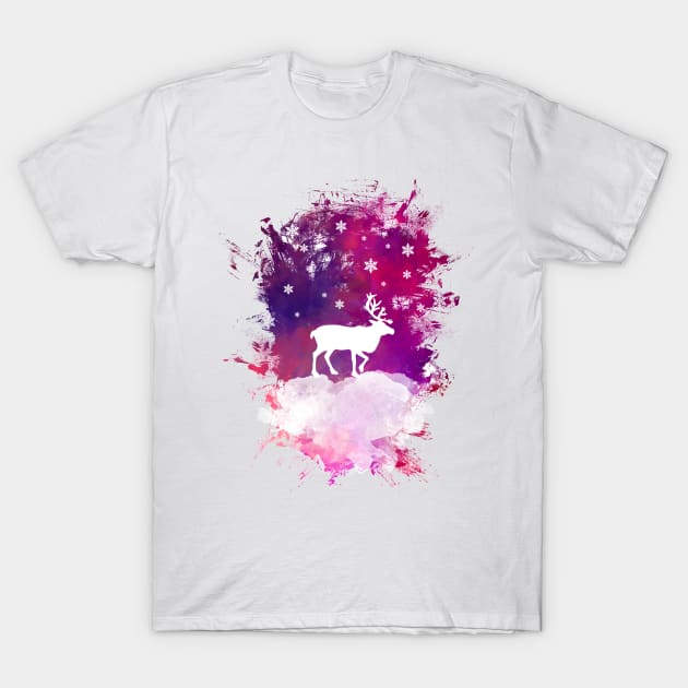 reindeer art #reindeer T-Shirt by JBJart